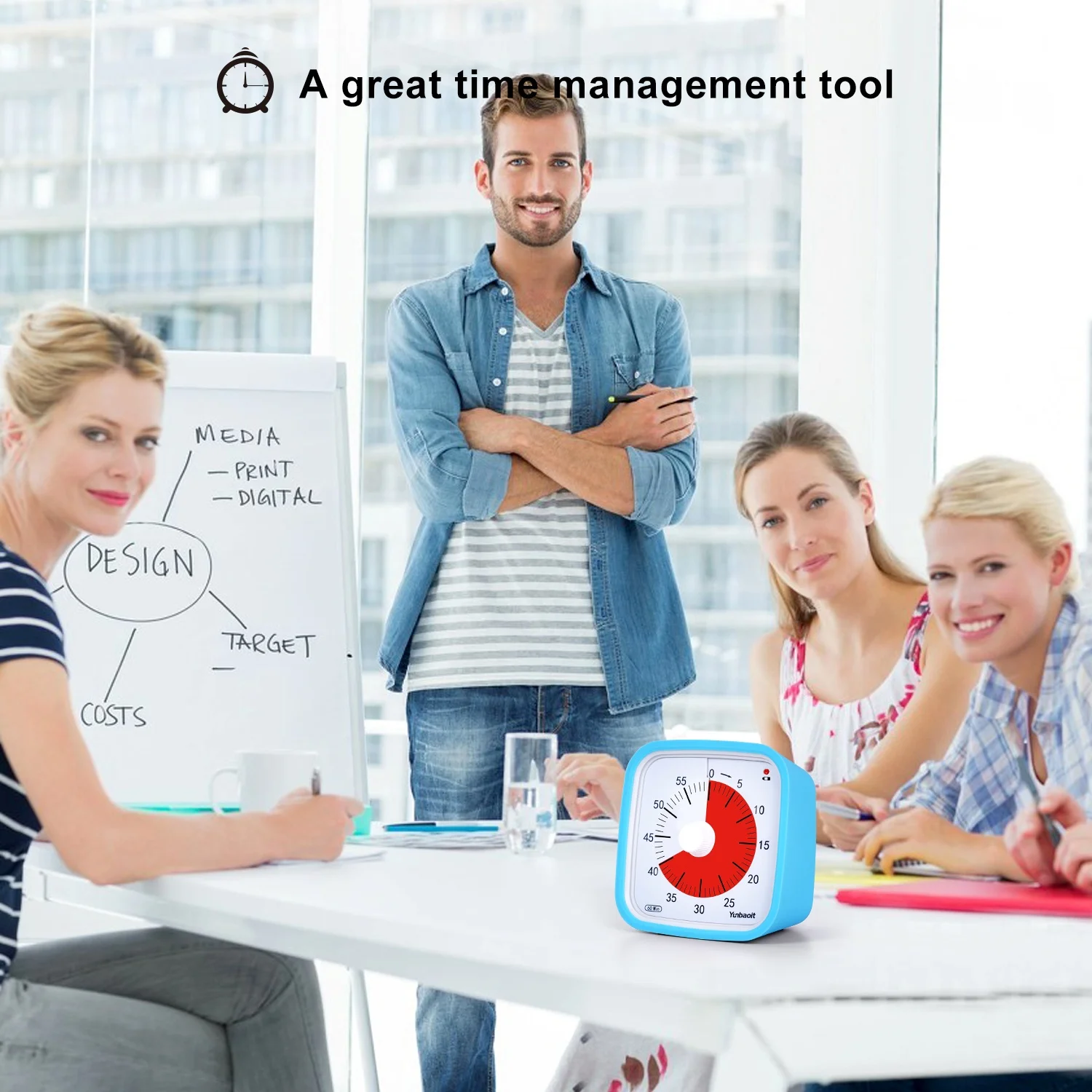 Wholesale Yunbaoit Kitchen Visual Countdown Timer with Alarm Silent Working Easy Operation Timer