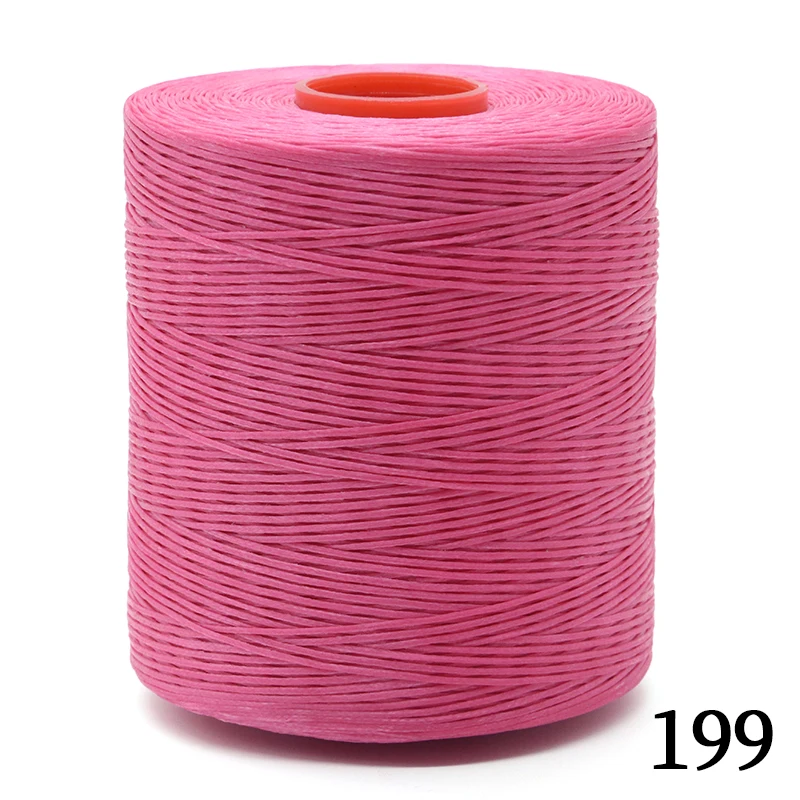 Excellent Quality 1 Spool 700y 1mm Flat Sewing Coarse Braid Waxed Thread For Leather Craft Repair