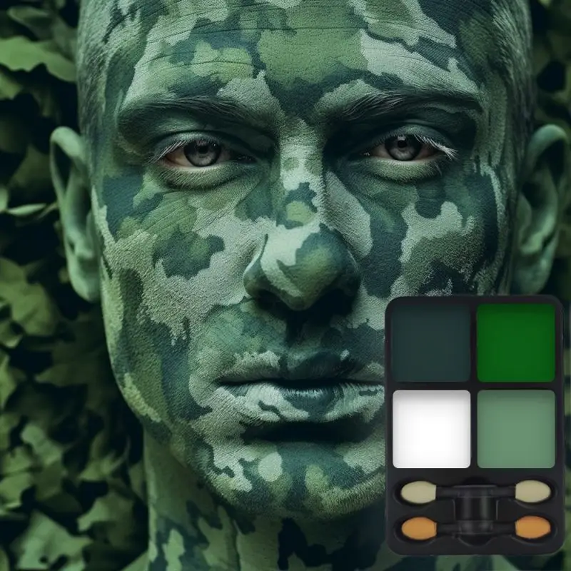 KHY 2023 Russia Hot Sale 4 Color Makeup Camouflage Face Paint Kit