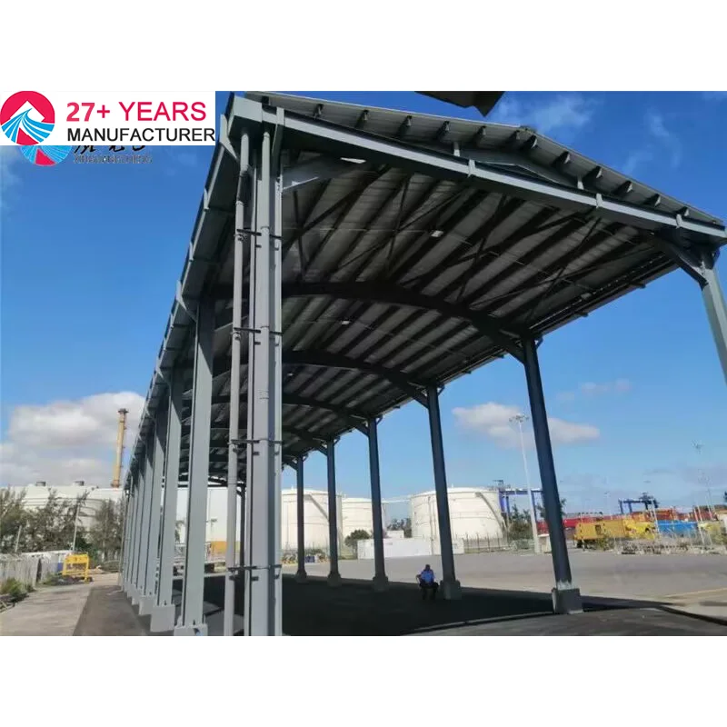 Профессиональные стальные строительные комплекты конструкции склад сборные дома ангарный стальной сарай из ядерного бункера