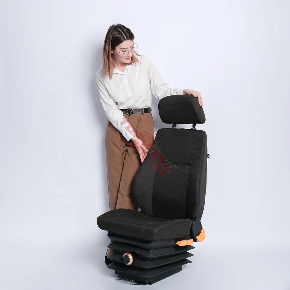 China Most Comfortable ISRI6000/517 STYLE Truck Seat with Weight Knob Mechanical System Front Located Modified Car Seats