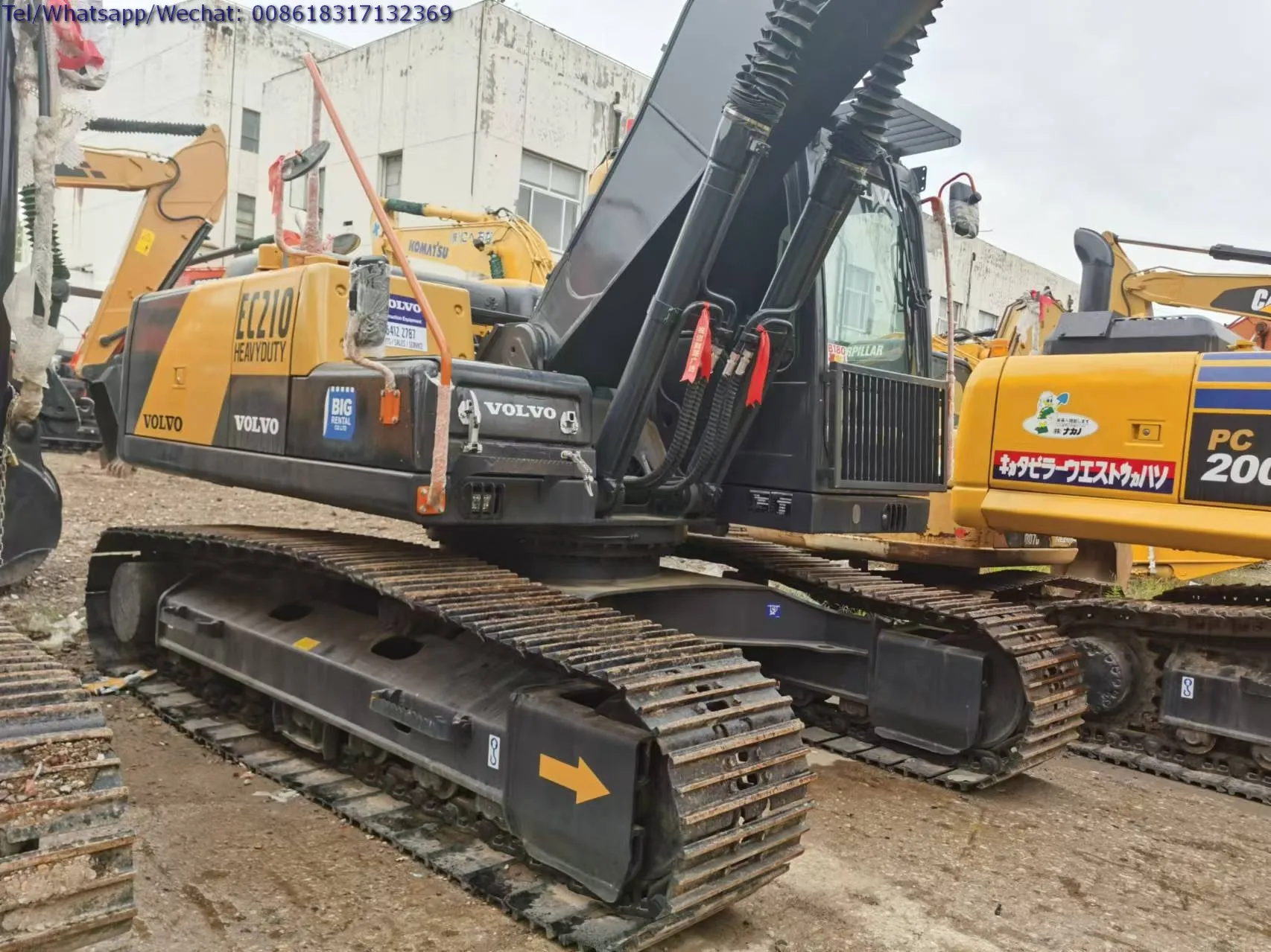 Б/у Volvo EC210 EC360 EC480 21-тонный 36-тонный 48-тонный гидравлический экскаватор б/у EC210B EC210C EC210D среднего размера