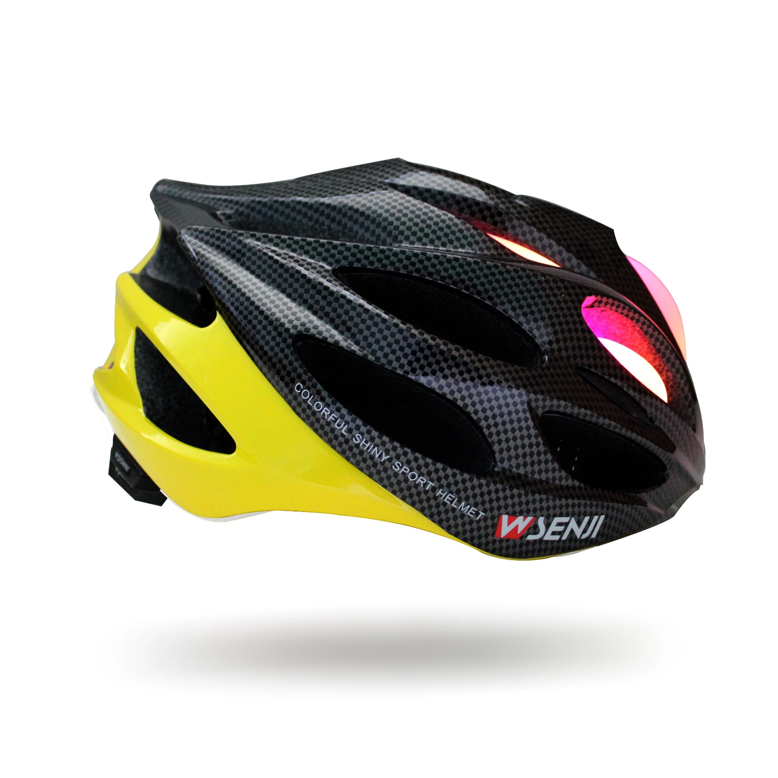  LED Riding Bicycle Helmet Night Reflective Rode Safety Electric Bike
