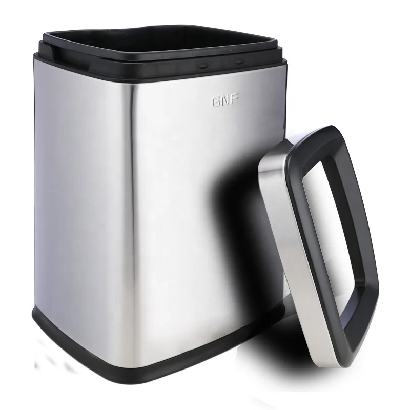 China supplier professional kitchen trash can open metal office trash can