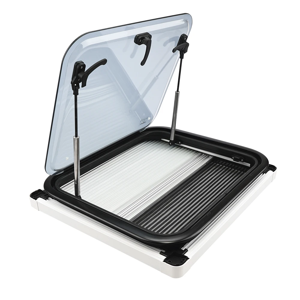 500*350mm RV Extrapolated Window, Round corner, double layer acrylic window RV & travel trailer emergency exit window