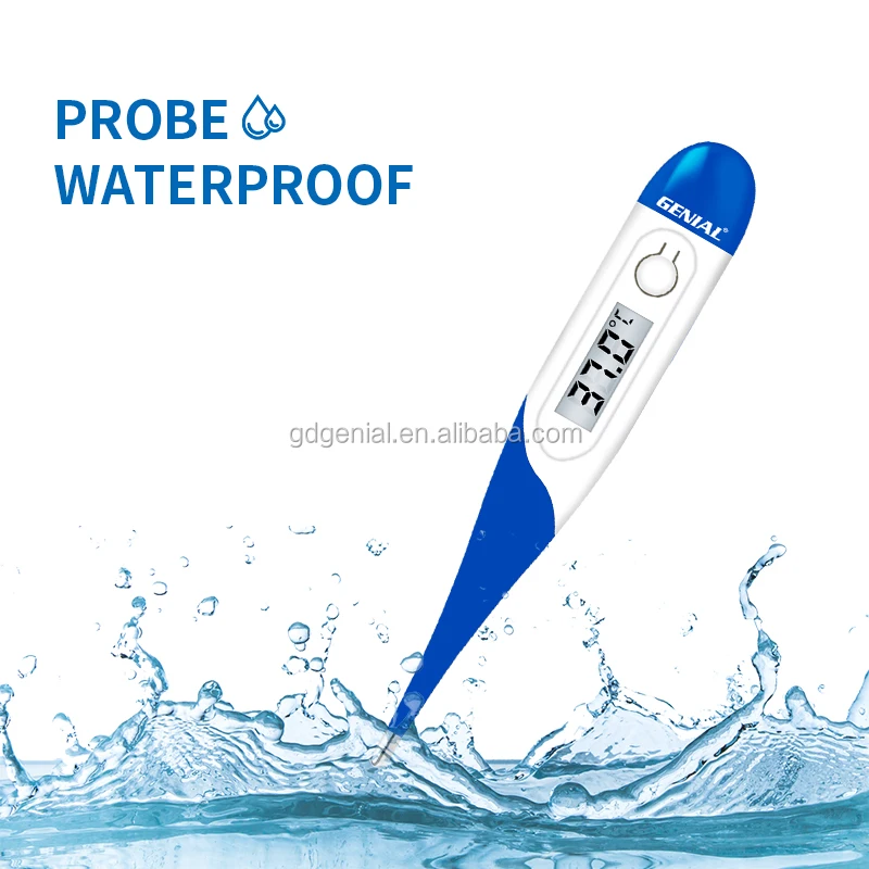 Genial wholesales manufacturer flexible electronic fever thermometer clinical forehead thermometers for children
