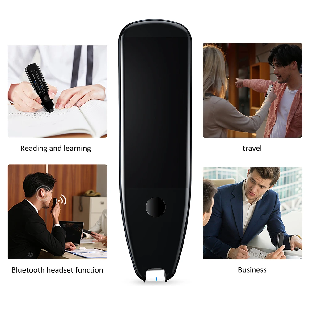 202 High Quality 3.5inch Portable AI translation voice pen multi-language smart scanner language translation pen