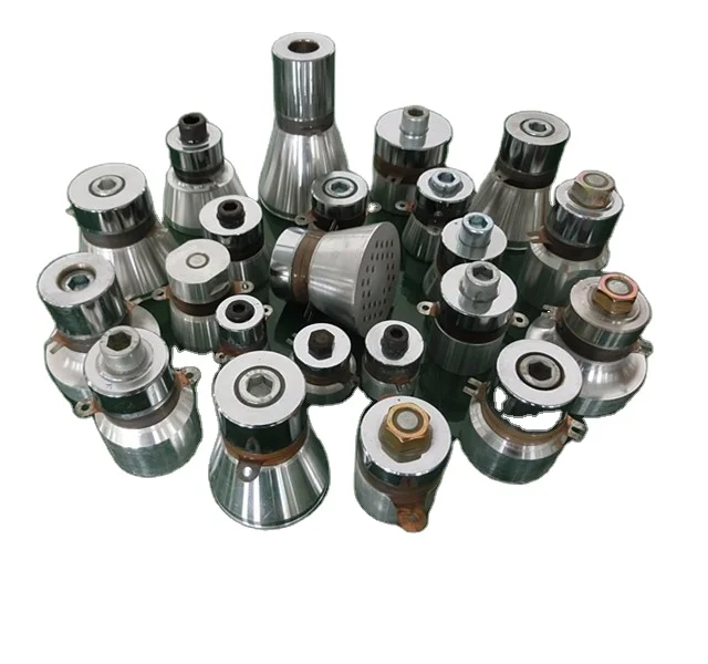 Ultrasonic Transducer 25Khz 28Khz 60Khz 200Khz High Intensity Focused Piezo Vibration Ultrasonic Transducer For Cleaning
