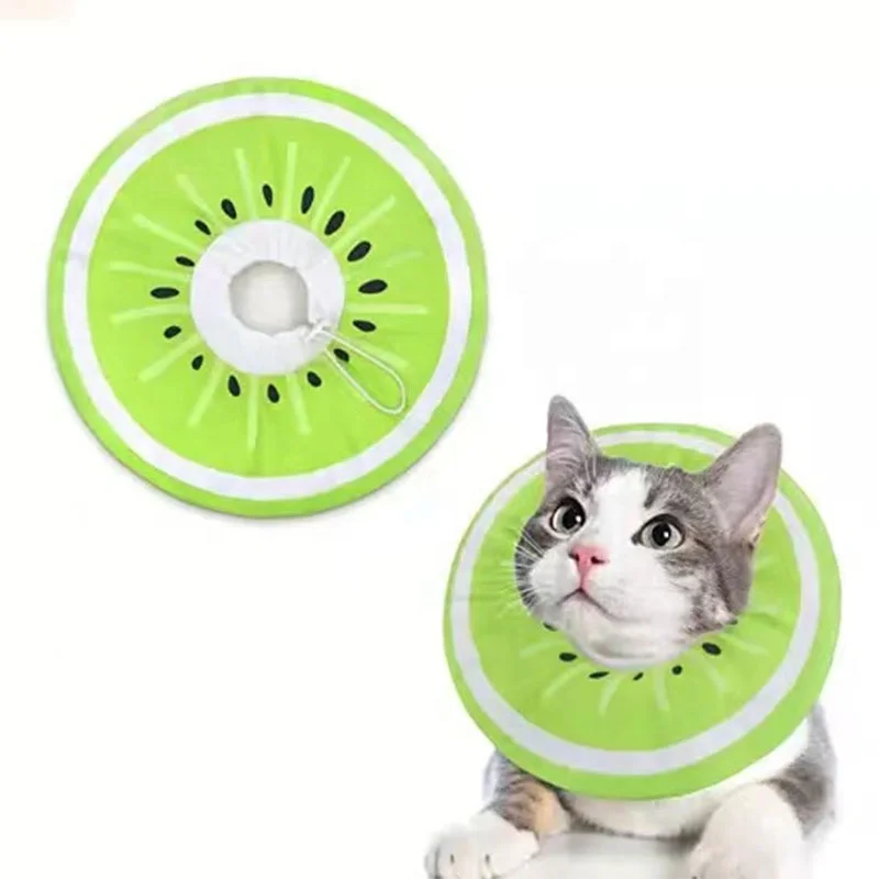 Cat collar Cat fruit head pet shame ring lick-bite resistant spayed and neutered pet products