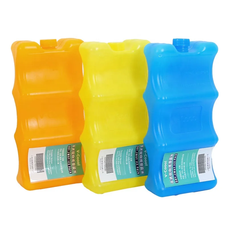 
V Coool Dry Reusable ice brick pack without GEL for cooler bag and brest milk storage 