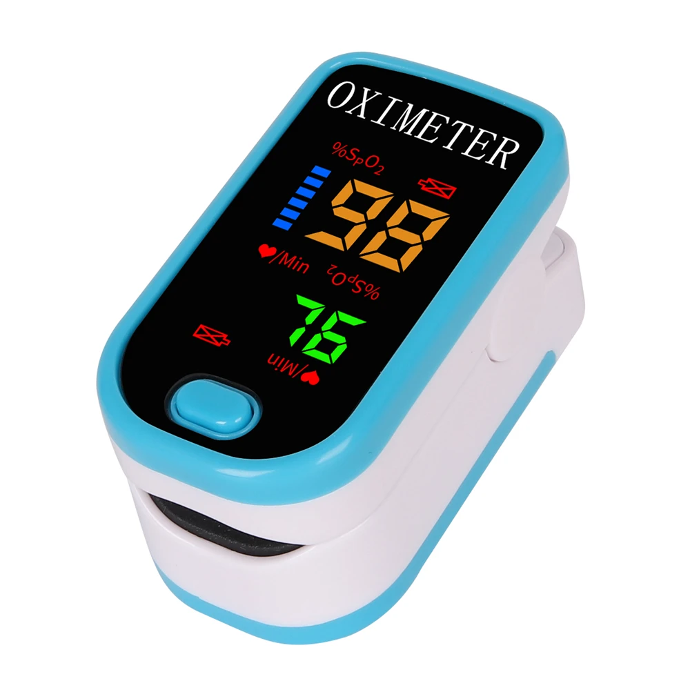 High quality Fingertip Pulse Oximeter Blood Oxygen Sensor SpO2 for  Portable