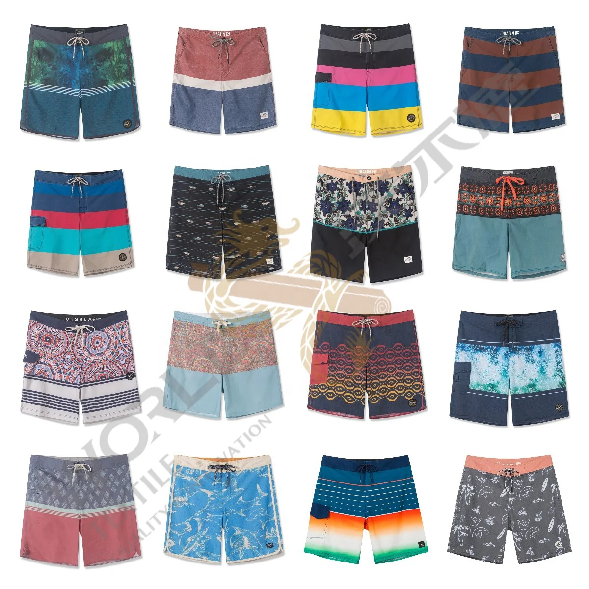 Design your own logo  swim trunks wholesale custom mens beach shorts 4 way stretch board shorts