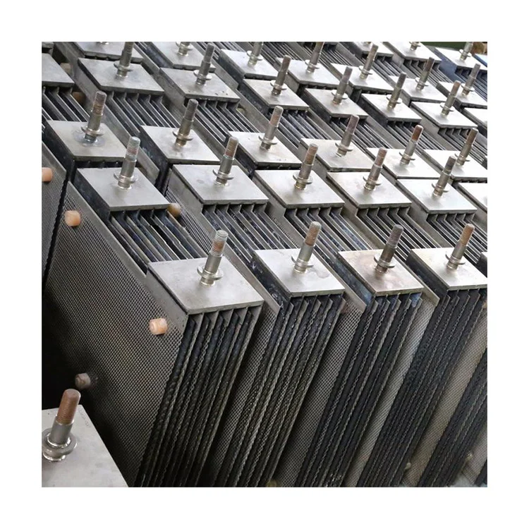 Diamond shaped precision expanded titanium metal mesh for battery current collector