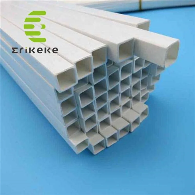 Hot Sale UV Plastic Square PVC Pipe Sizes White100*100mm Zip Hydroponics Pipe  NFT PVC Pipe Price