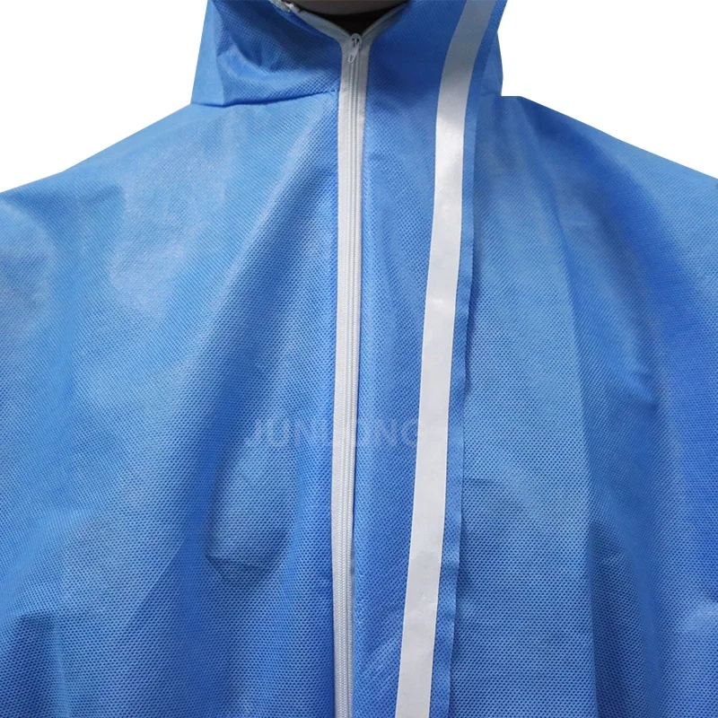 Junlong factory of type 5/6 NFPA 701 approved disposable coveralls for wholesale