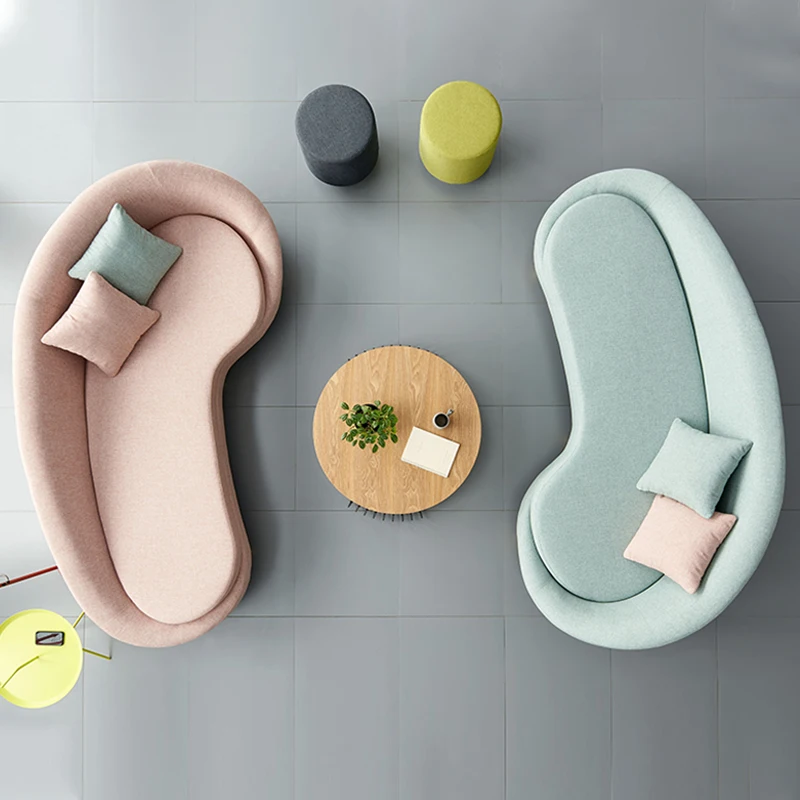 modern design office visitor set furniture armchairs 3 seater sofa for reception