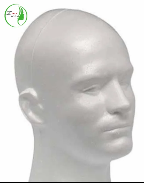 Оптовая продажа, низкая цена, малыш, розовый мужской, лысая, тренировочная голова, пластиковый макияж, голова манекена