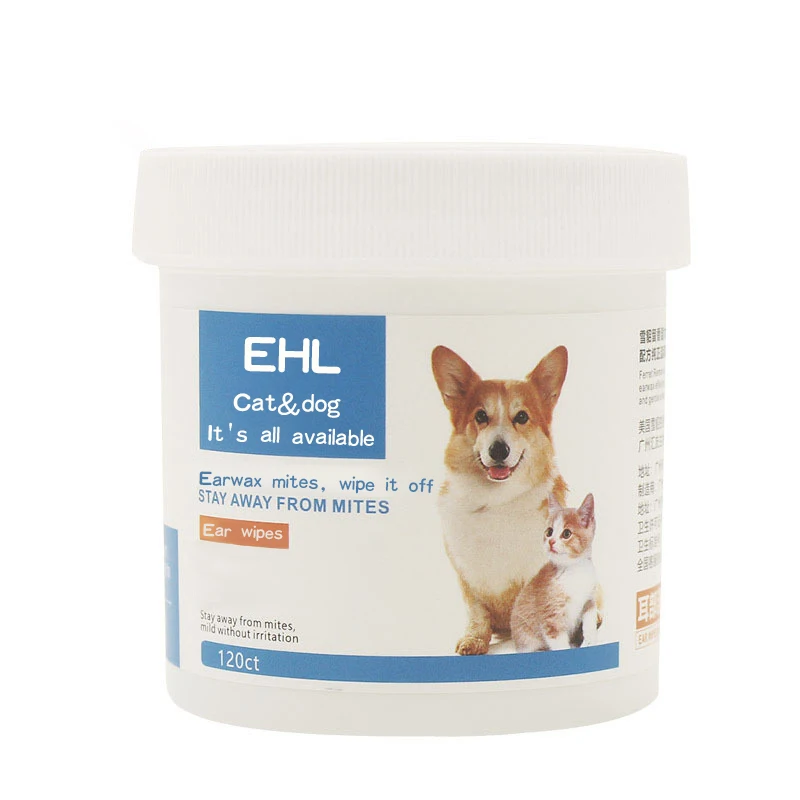 Private Label Plant-Based Eco Friendly Bamboo Pet Eye Ear Wet Wipes Organic Pet Grooming Teeth Wet Wipes For Dogs Cats