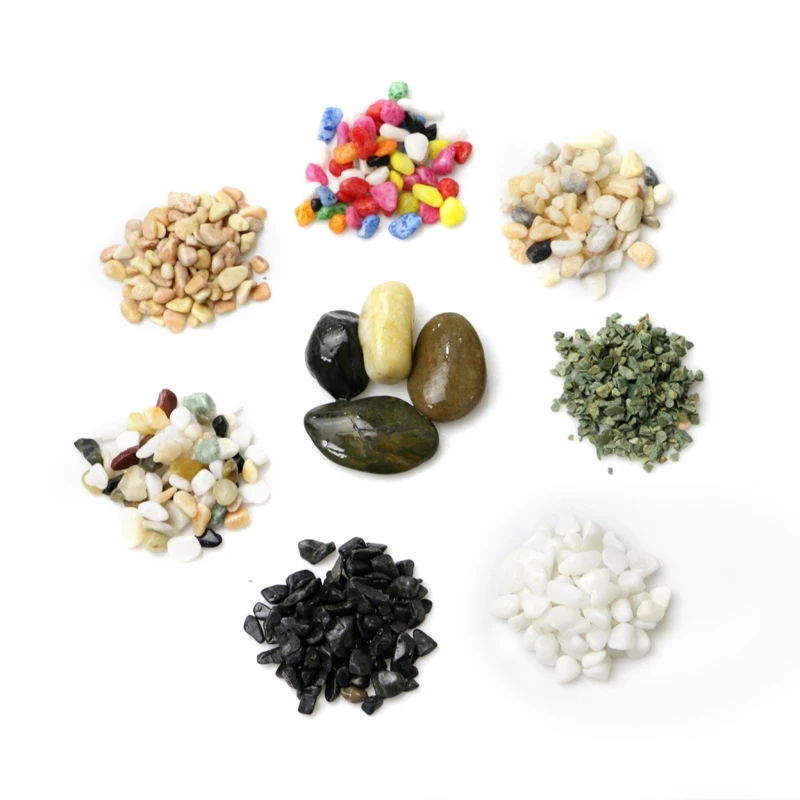 High-quality colored stonecolorful gravel pebbles stone for aquarium
