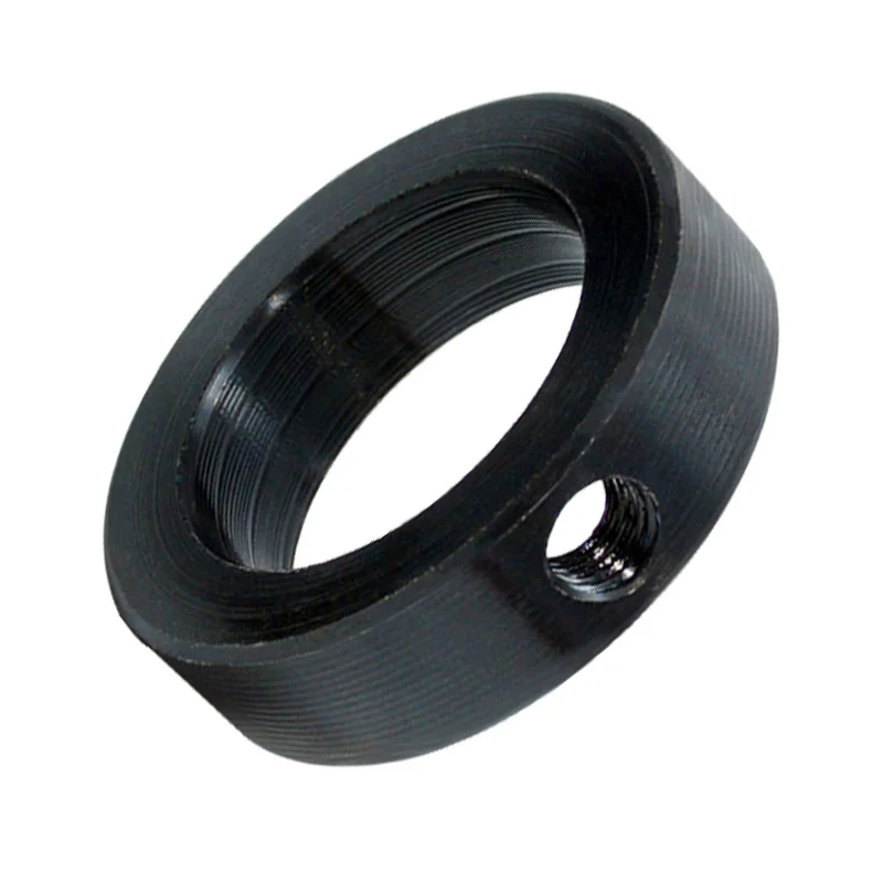 Aluminum alloy optical axis locating ring Steel Blackening limiter stop screw fixing ring open type metal bearing clamping ring