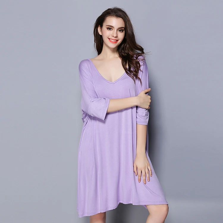 luxurious silk sexy fancy beautiful bamboo women nightgowns