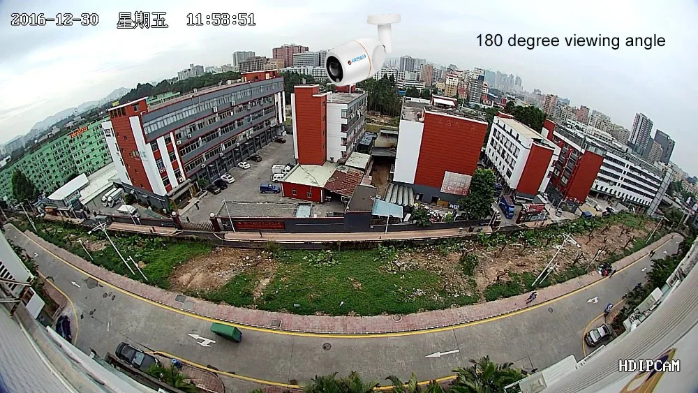 5MP Wide angle 130/180/360 degree viewing 5MP HD analog AHD cctv camera