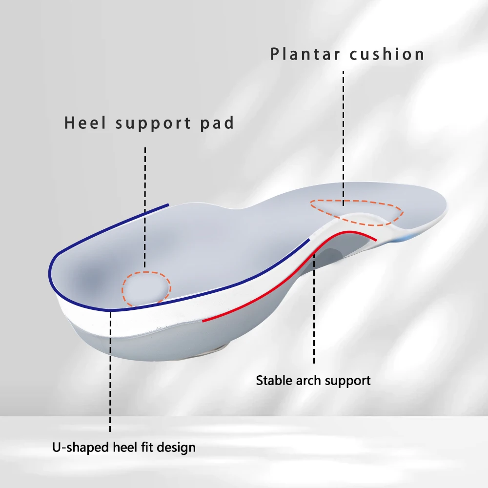 Custom Pattern Spring Poron Insoles Running Air Cushion Shock-absorbing Insoles For Men And Women