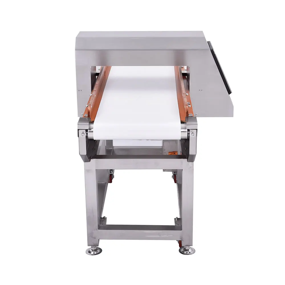Factory Small Food Aluminium Foil Packaging Metal Detector Conveyor Metal Detector Machine For Sea Food Product Line