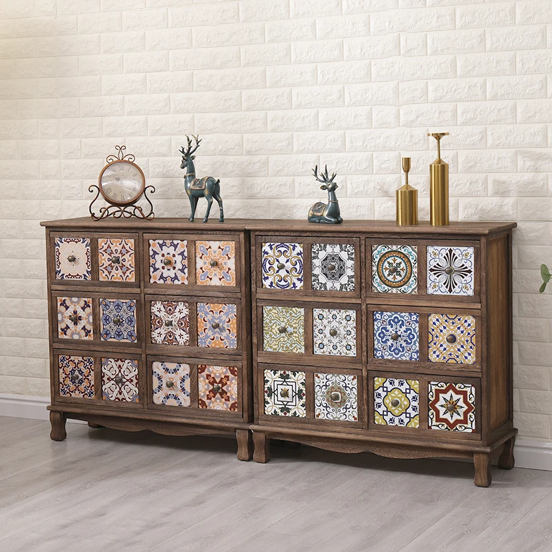 Шкаф с выдвижными ящиками белый деревянный шкаф для гостиной