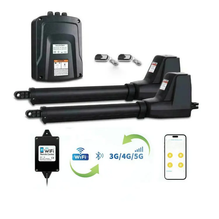 Swing Gate Motor Smart Tuya Control Automatic Gate Opener Swing Door Automatic Opener