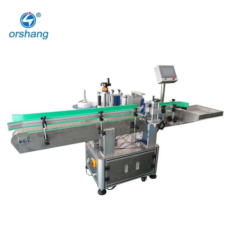 Fully automatic round wine bottle labeling machine for small bottle wraparound labeling machine