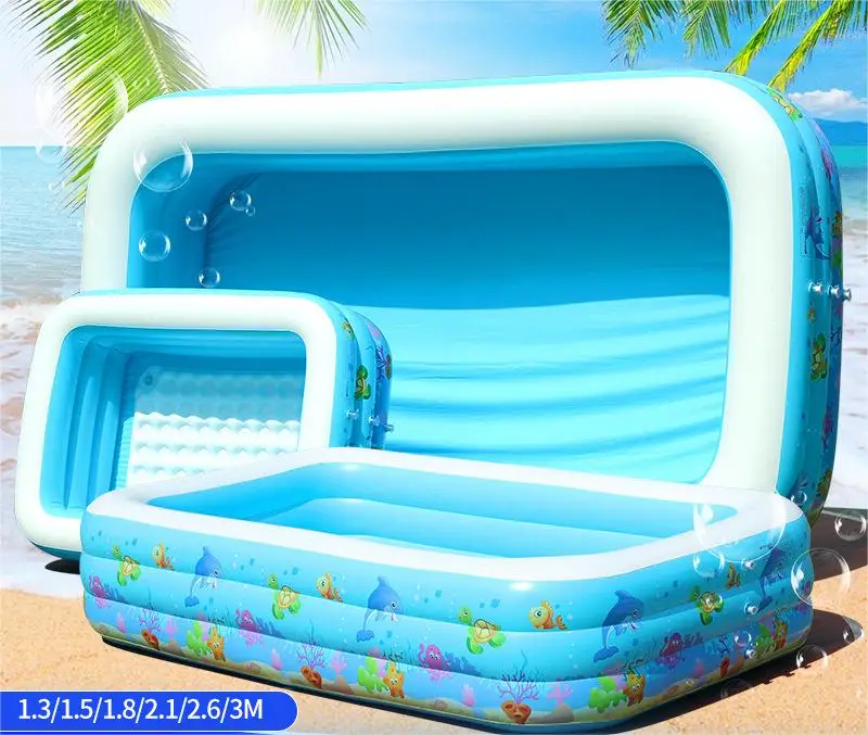 Custom Large Big Size Outdoor baby Swimming Pool Jacuzzi Piscina Inflatable Pool Set with Pump  Garden Bathing Pool