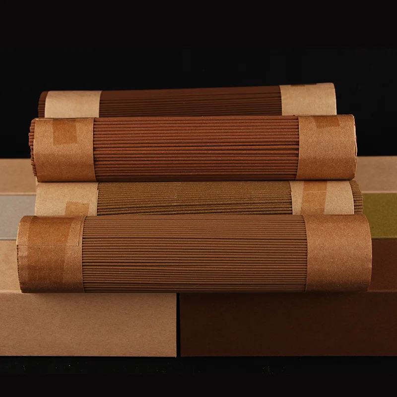 Custom Wormwood Black Sandalwood Half-handmade Incense Stick Sandalwood For Worship Indoor