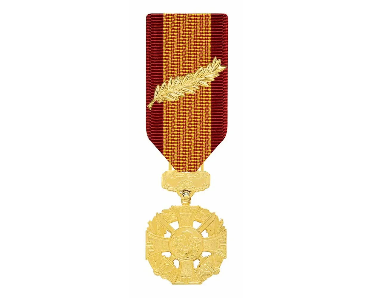 Wholesale custom real gold vietnam cross gallantry medal