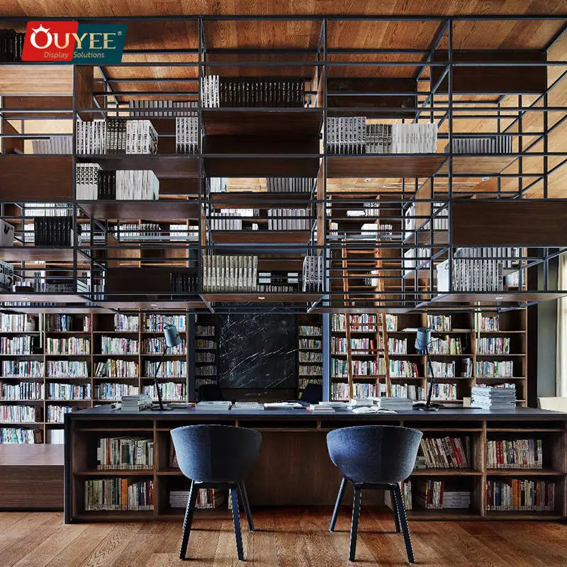 Supplies Wood Showcase Bookstore Fixture Stand Book Shelves Wall Library Bookshelf Office Library Book Shelf