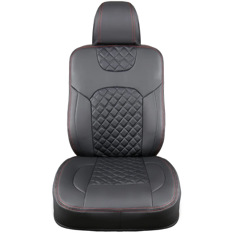 Car Accessories Luxury Breathable Four Season Universal Car Seat Cushion Full Set Leather Car Seat Cover