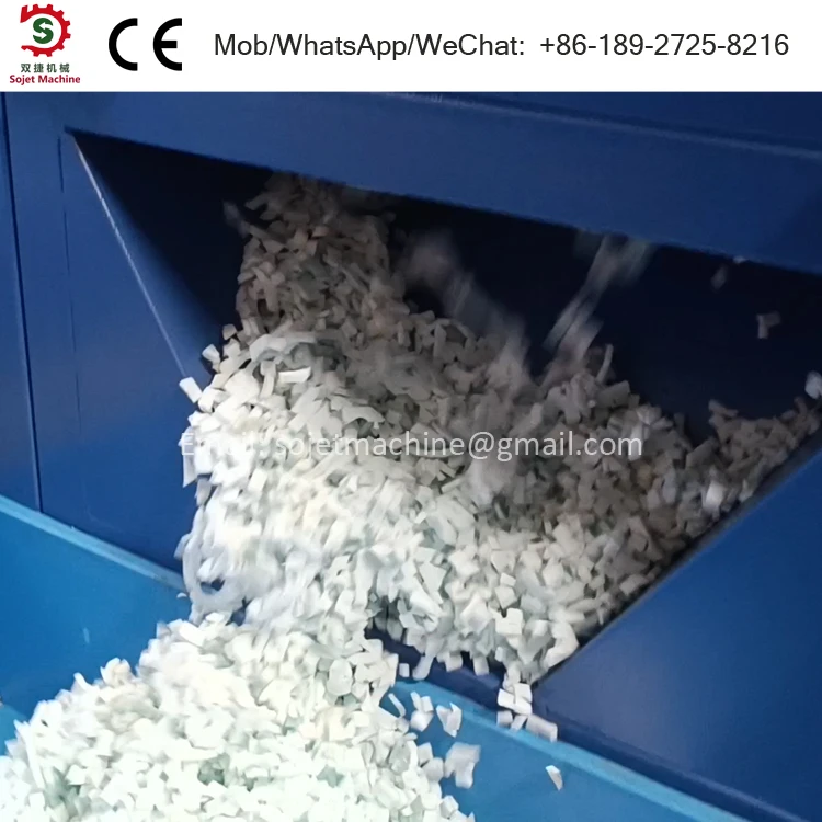 Scrap sponge shredding machine / Foam crusher / Sponge crusher for sale