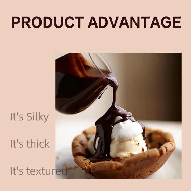 680g Wholesale Bottle Liquid Chocolate Sauce for Milk Tea Shop/Baking/Ice Cream