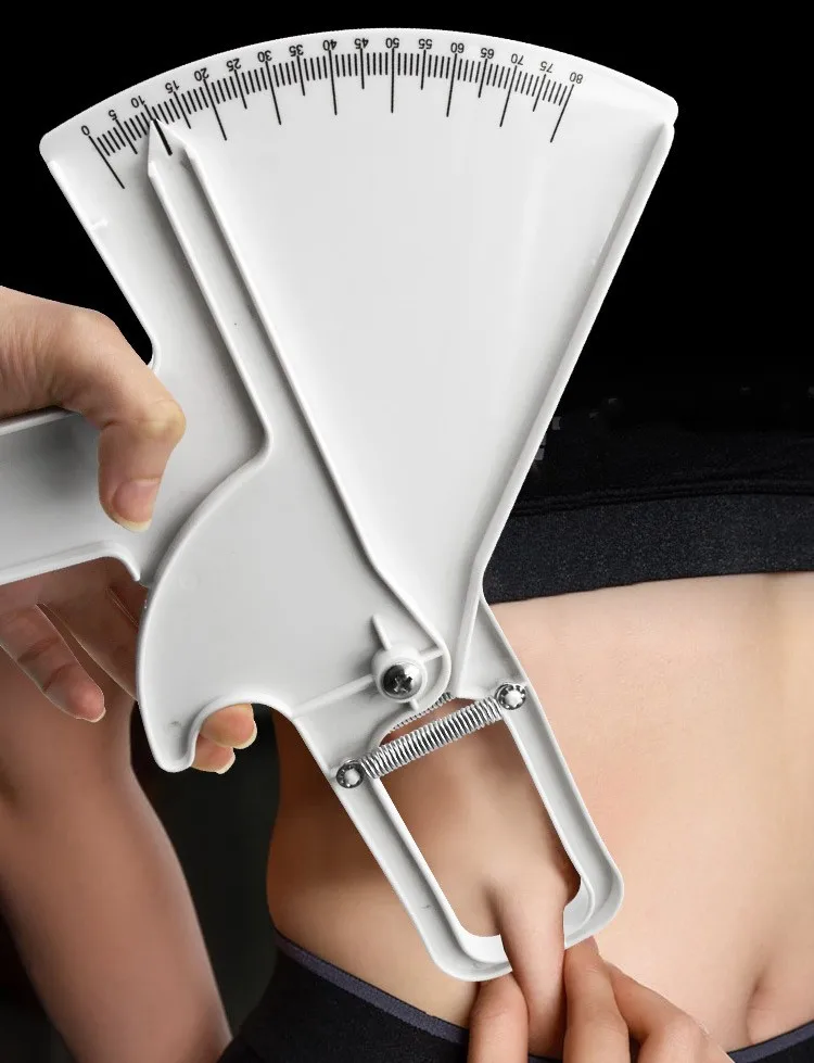 Custom logo Aguide Skinfold Body Fitness Tester Analyzer Measure Fat Caliper Kit With Body Tape Measure with Instruction Manual