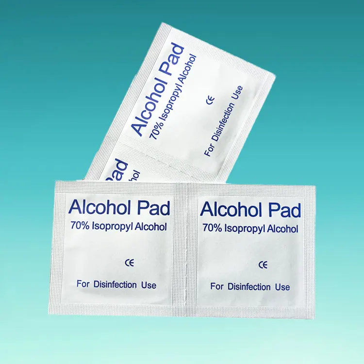OEM Custom Disposable Sterile 70% Isopropyl Alcohols Skin Prep Pads