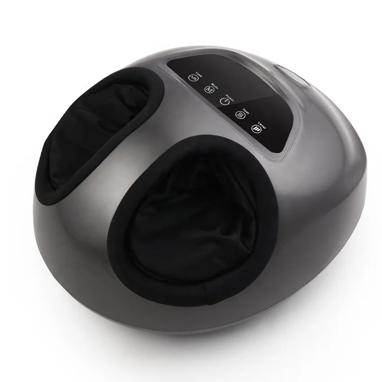 Zipper Design Detachable Electric Air Compression Promote Blood Circulation Machine Foot Massager Factory Sales Black Yi Foot