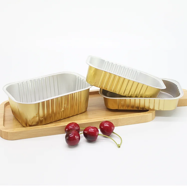  LOKYO custom sizes Eco friendly disposable packing box aluminum foil food takeout