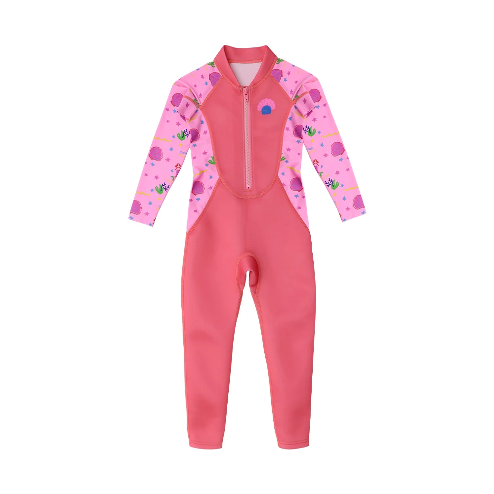 Wholesale New 2MM Kids Swim Suit Swimwear Neoprene Warm Wet Full Body UV Protection Child Diving Swimming Surfing Wetsuit