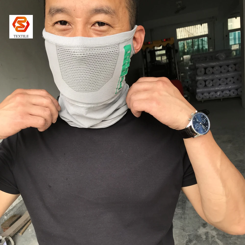 
Bicycle Customize Soft High-elasticity Face Mask UV 400 Scarf Breathable Elastic Fabric Bike Cycling Mask 