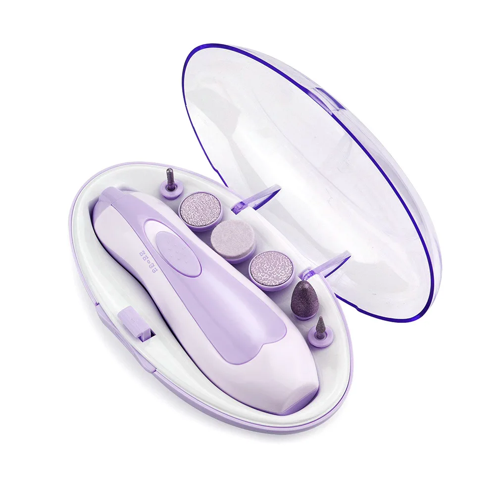 40000rpm Cross border 6 in1 portable electric nail manicure Nail sharpener Nail trimmer polish polisher