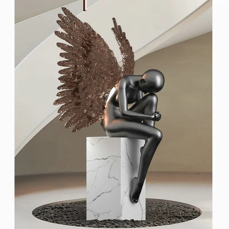 Пользовательские популярные аксессуары для дома из стекловолокна Современная Фигурка Статуя домашний декор офисное украшение