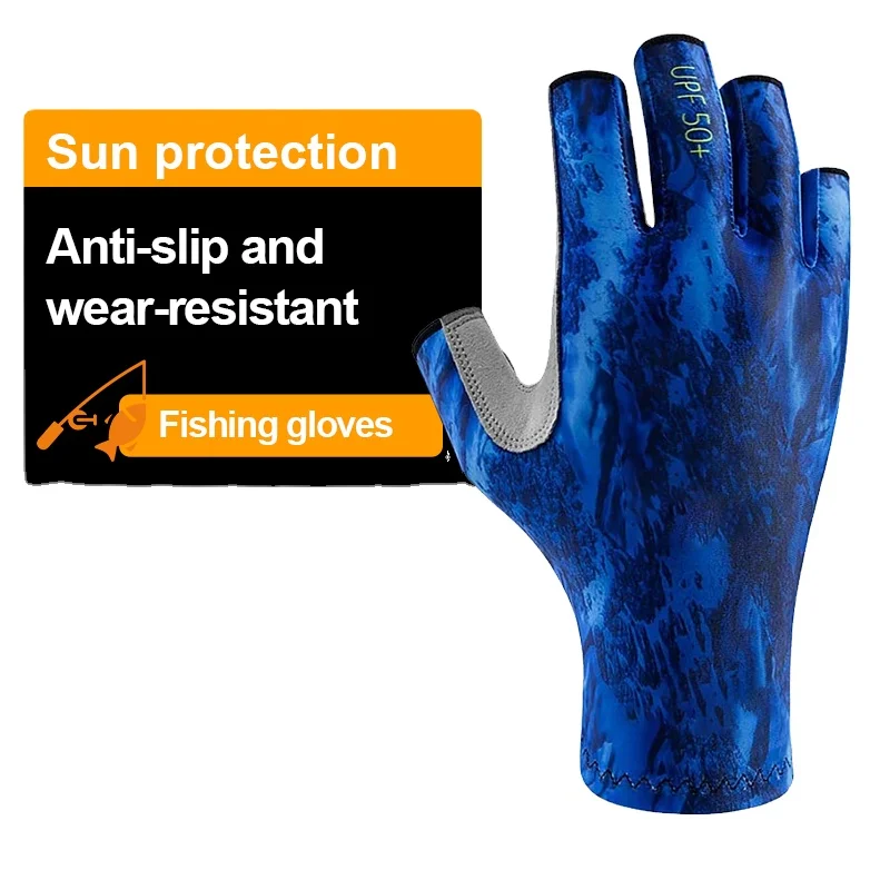 HSD New Design Summer gloves professional cut, stab, slip, sunscreen, uv protection fishing men and women show five fingers
