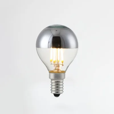 G45 Globe 4W E14 E27 LED Semi-Electroplating Shadowless Bulb Customized for Wholesale
