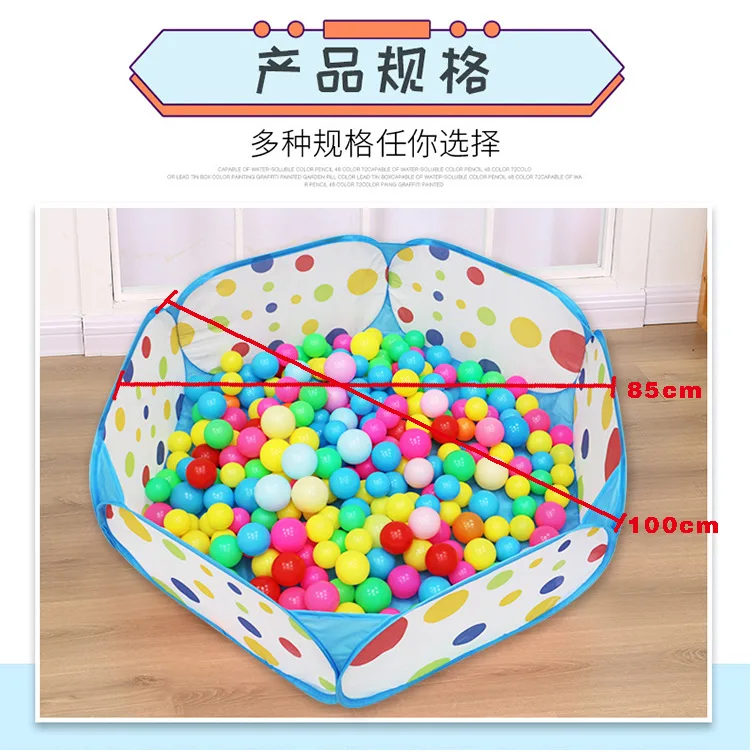 Colorful Eco-Friendly Plastic Ocean Ball pit balls for children play