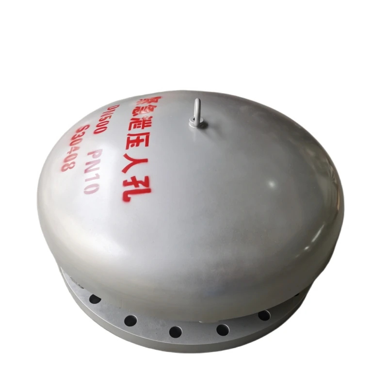 Sanitary stainless steel emergency pressure relief manhole fireproof and explosion-proof manhole